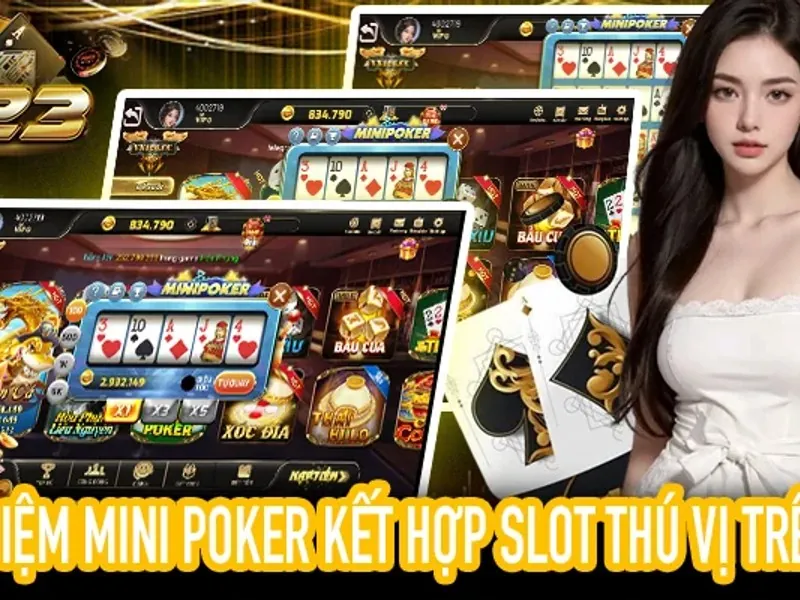 Bàn chơi Poker với các quân bài và chip, thể hiện sự chiến lược tại betvisa vn